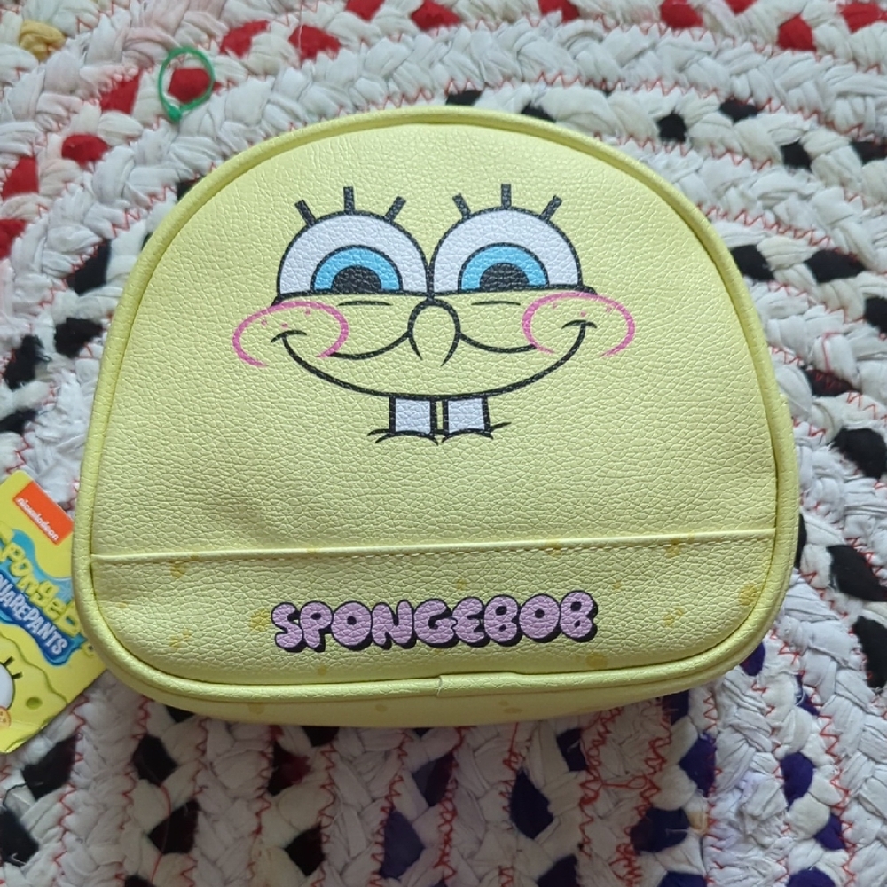 SpongeBob SquarePants Yellow Cosmetic Bag